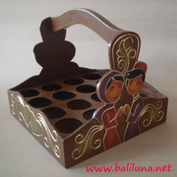 tempat minuman gelas etnik